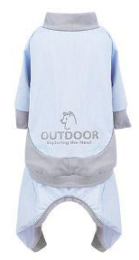 小型犬日焼け防止の服（淡い紫色Ｍ）