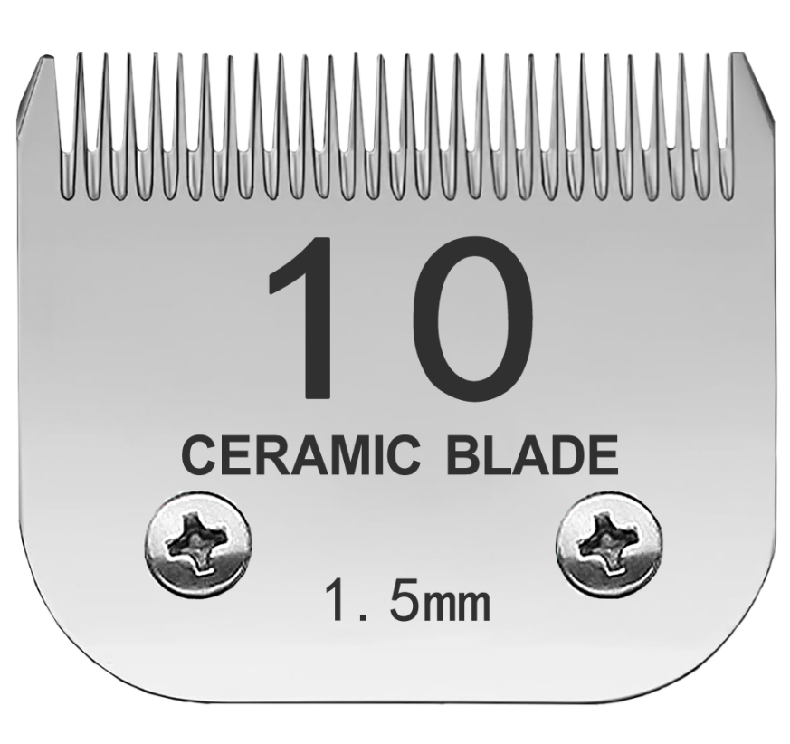 Wahl 用KM2 KM5 KM10 A5バリカン用10Fブレード着脱式ペット犬用バリカンブレード 3-3/4FC SILVER HOLLOW