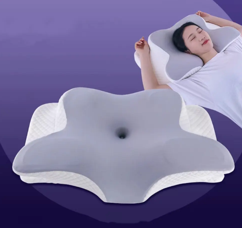 memory foam pillow バタフライ形状のメモリフォーム