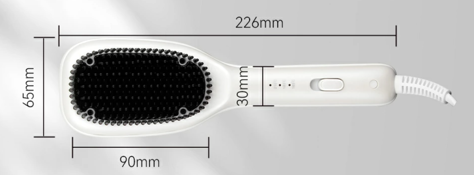 ヘアアイロン ヒートブラシ ストレートヘア カールアイロン ミニブラシ 温度調節 自動電源OFF 海外対応 携帯 小型 小さい 軽量 美髪 梅雨 家庭/旅行用 両用 可愛い 持ち運び コンパクト 母の日 誕生日 贈り物 新生活