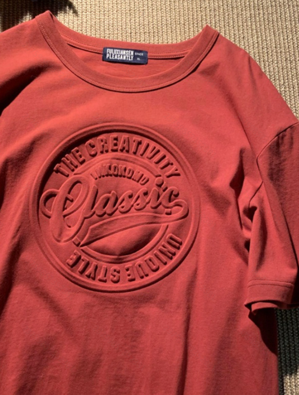 レディース ネイビーブルー レトロシックTシャツ - ヴィンテージ風 ルーズフィット カジュアルトップ 春/夏/秋用 洗濯機対応 ファッションベーシックTシャツ レディースTシャツ