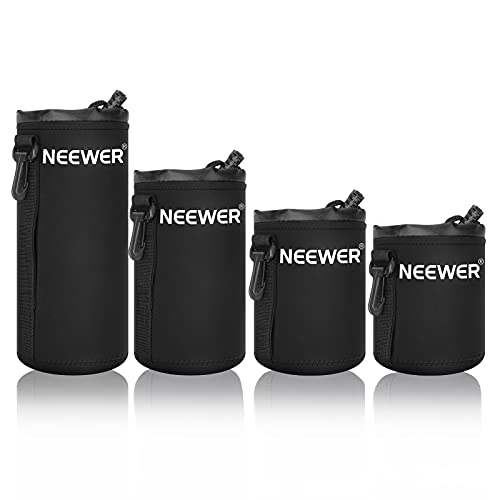 NEEWER 4サイズDSLRカメラ巾着レンズポーチバッグカバーサイズS M L XL【並行輸入品】