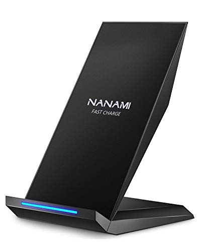 NANAMI ワイヤレス充電器 Qi認証 iPhone 14/14Pro(Max)/14 Plus/13/13 Pro(Max)/13 Mini/12/12 Pro( Max)/SE 第2世代 /11 / 11 Pro / Xs / XR / Xs Max / X / 8 / 8 Plus、Galaxy S22(Ultra)/S21(Ultra 5G) /S20 /S10 /S10+ /S9 /S9+ /Note10 /Note10+ /Note9、他のqi機種対応 USB Type-C端子 Quick 