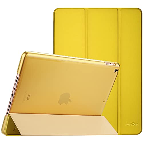 ProCase (プロケース) iPad 10.2ケース iPad 第9世代 2021 / iPad 第8世代 2020/ iPad 第7世代 2019用ケース スリムスタンド ハードバックシェル スマートカバー保護ケース iPad 10.2インチ用 アンティークモス