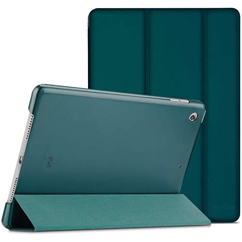 ProCase (プロケース) iPad 10.2ケース iPad 第9世代 2021 / iPad 第8世代 2020/ iPad 第7世代 2019用ケース スリムスタンド ハードバックシェル スマートカバー保護ケース iPad 10.2インチ用 エメラルド