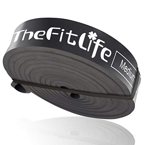 TheFitLife トレーニングチューブ 筋トレチューブ 懸垂チューブ (ブラック)