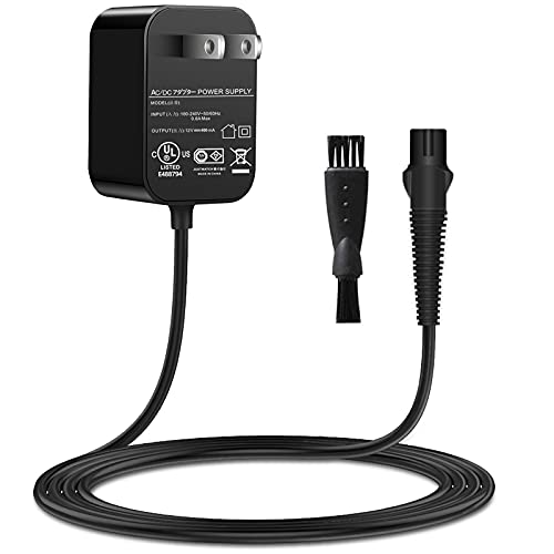 VHBW 対応ブラウン シェーバー 充電器 12V0.4A シリーズ 9/5/7/3/1/ 3040s 3010s 5414 4746 9093 310s PSE認証済 対応ブラウン 充電コード