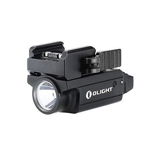 OLIGHT(オーライト) PL-MINI 2 VALKYRIE 充電式 ウェポンライト タクティカルライト 600ルーメン XP-L HD CW搭載 軽量 小型 懐中電灯 フラッシュライト ハンドガン レールマウント MCC磁気チャージケーブル付き T6 / T8ソケット エアガンライト Picatinny (Mil-std-1913)レールマウント付き (PL-MINI 2 黒)