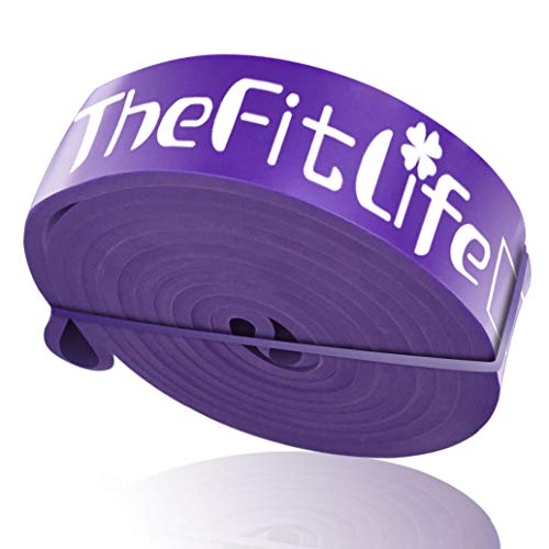 TheFitLife トレーニングチューブ 筋トレチューブ 懸垂チューブ (パープル)