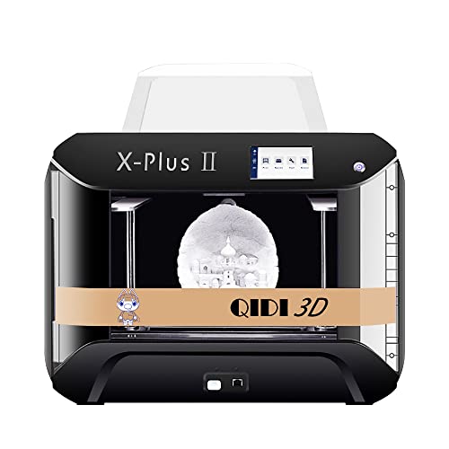 QIDI TECH 3Dプリンター 、大型プリントサイズ、新しいアップグレードX-PlusⅡインテリジェント産業グレード3Dプリンタ、ナイロン、カーボンファイバー、PC、高精度印刷、270x200x200mmで印刷する