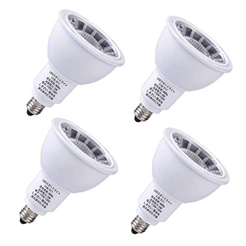 E11 LEDスポットライト E11口金 調光器対応 LED E11電球 500LM 5W 50W形相当 ハロゲン電球 広角タイプ 電球色3000K 省エネ(4個入り)