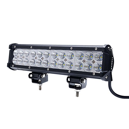 KAWELL 72W ワークライト12v ledライト 作業灯 投光器 led 集魚灯二列CREE製 広角タイプ 防塵防水仕様 12v/24v 汎用