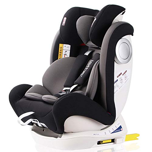 LETTAS チャイルドシート 0か月~12歳頃 (0~36kg) ISOFIX・シートベルト固定両対応