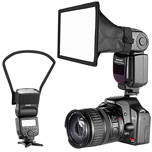 Neewer カメラスピードライトフラッシュソフトボックス リフレクターディフューザーキット DSLR カメラフラッシュ、Neewer TT560 TT850 TT860 NW561 NW670 VK750II フラッシュに対応