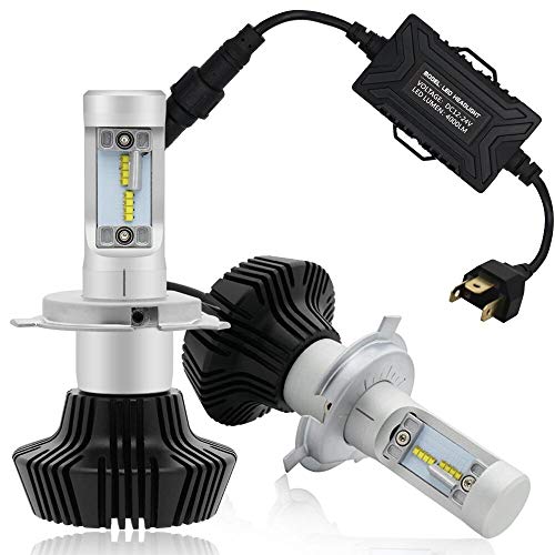 Autofeel【正規品】 ヘッドライト LED H4 6500K DC12-24V ドライバーユニット搭載モデル 5年保証 車検対応 ホワイト 7HL-H4W-PHI-4000LM_BK