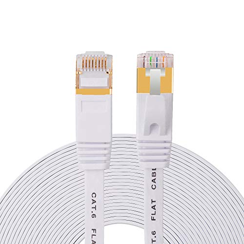 LANケーブル 40m フラットケーブル CAT6準拠 1Gbps/250MHz ランケーブル RJ45コネクタ 1.5mm厚 やわらか イーサネットケーブル サーバー 企業様向け 業務用 カテゴリ6……