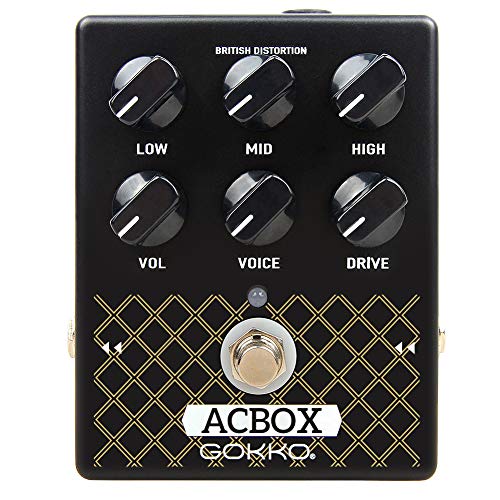 GOKKO AUDIO アンプ シミュレーター ペダル エフェクター ブリティッシュ サウンド Vox AC30 アンプのサウンド ACBOX GK-35