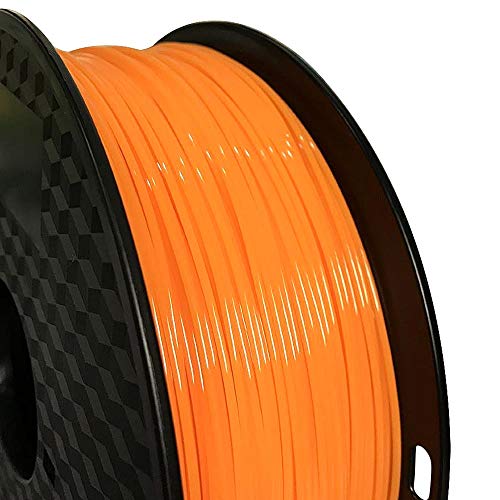 LONGSELL PETG フィラメント 1.75 mm （オレンジ） 3Dプリンター1KG スプール PETG フィラメント 3Dプリント造形材料 PETG あらゆる3D プリンターに対応 PETG フィラメント（オレンジ）