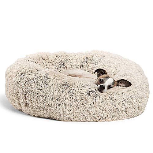 Dopet ペット ベッド 犬 ベッド 猫 ベッド ペットハウス 直径50cm ペットソファ ペット用ベッド 子犬 猫用 ペットクッション ペット用寝袋 ふわふわベッド 寝床 キャットベッド 小型犬 多機能 小動物用 安眠 ぐっすり眠れる 犬猫 兼用 寒さ対策 保温防寒 暖かい休憩所 冬 ふかふか マット モコモコ かわいい 水洗い可 綿質 おしゃれ 犬小屋 ペット用品