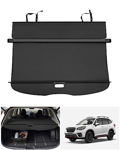 Mixsuper スバル フォレスター SK系 トノカバー ロールシェード 改良型 Subaru Forester 日本専用 ラゲージ収納 プライバシー保護  耐高温 車種専用設計 ラゲージ収納 内装パーツ トラックカバー 日よけ 荷室整理 カスタムパーツ インテリア カスタムパーツ 黒色 1PCS_銘哲  ...